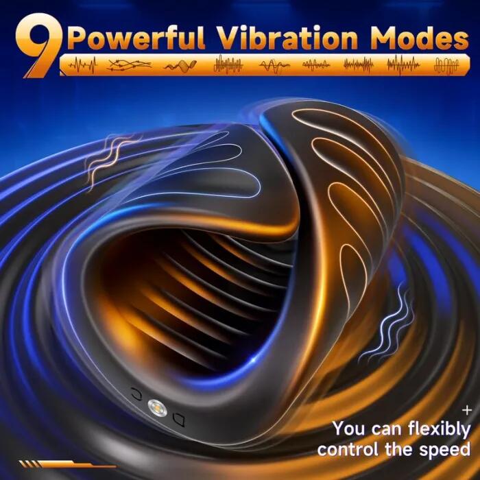 App-Controlled Male Masturbator Vibrator