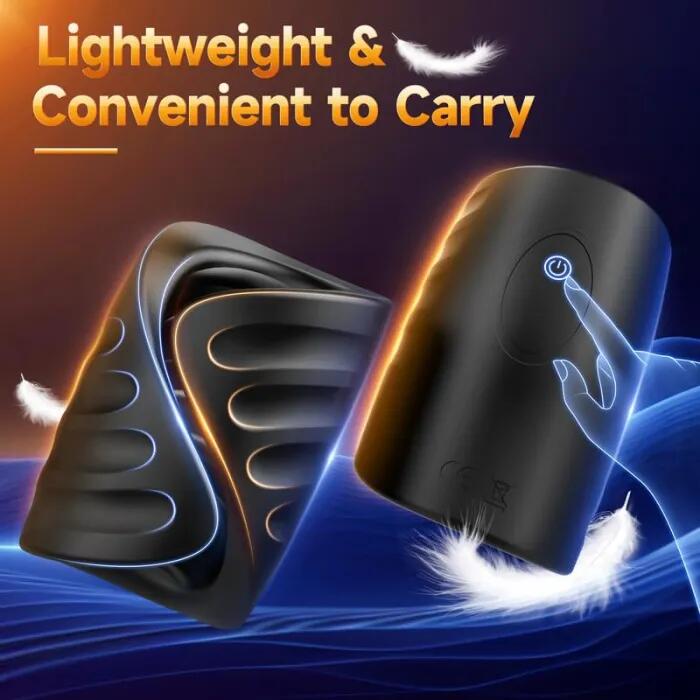 App-Controlled Male Masturbator Vibrator