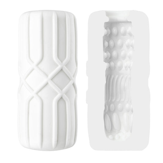 Male Masturbator Sex Toys for Men - Pocket Pussy Stroker with 7 Interchangeable Textured Sleeves