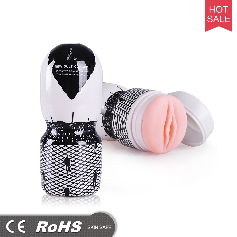 Male Masturbator Pocket Pussy Stroker - Realistic Vagina Masturbation Cup for Men