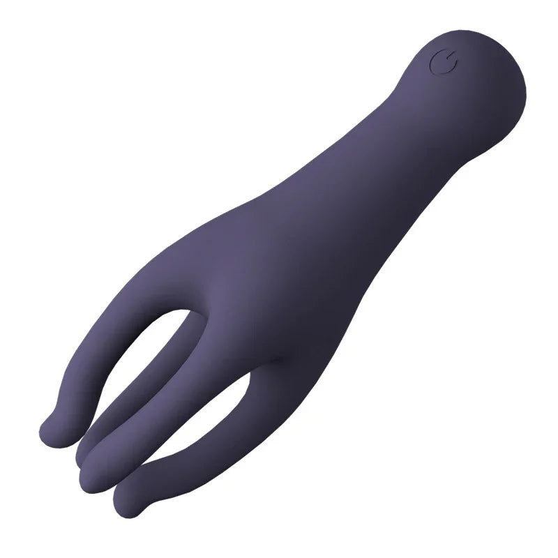 Male Masturbator Penis Glans Trainer - Vibrating Stimulator with 10 Modes