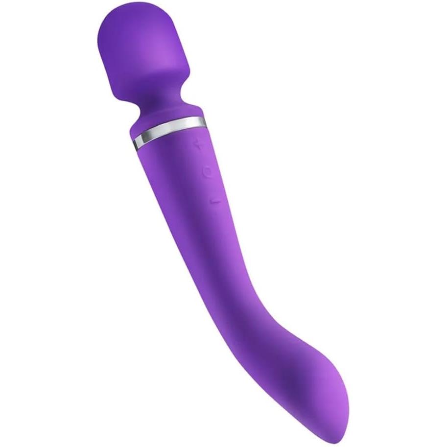 Plasir Waterproof Dual-Head Vibrator – 20 Vibration Modes, USB Rechargeable