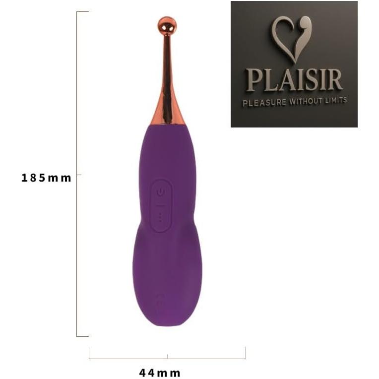 Plaisir Honey Bean Dual Clitoral Vibrator – 7-Speed Suction & Vibration