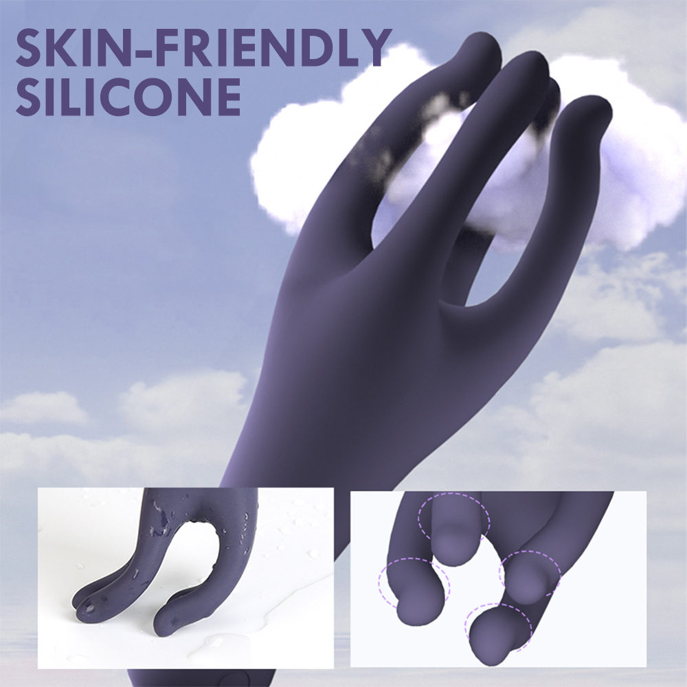 Male Masturbator Penis Glans Trainer - Vibrating Stimulator with 10 Modes