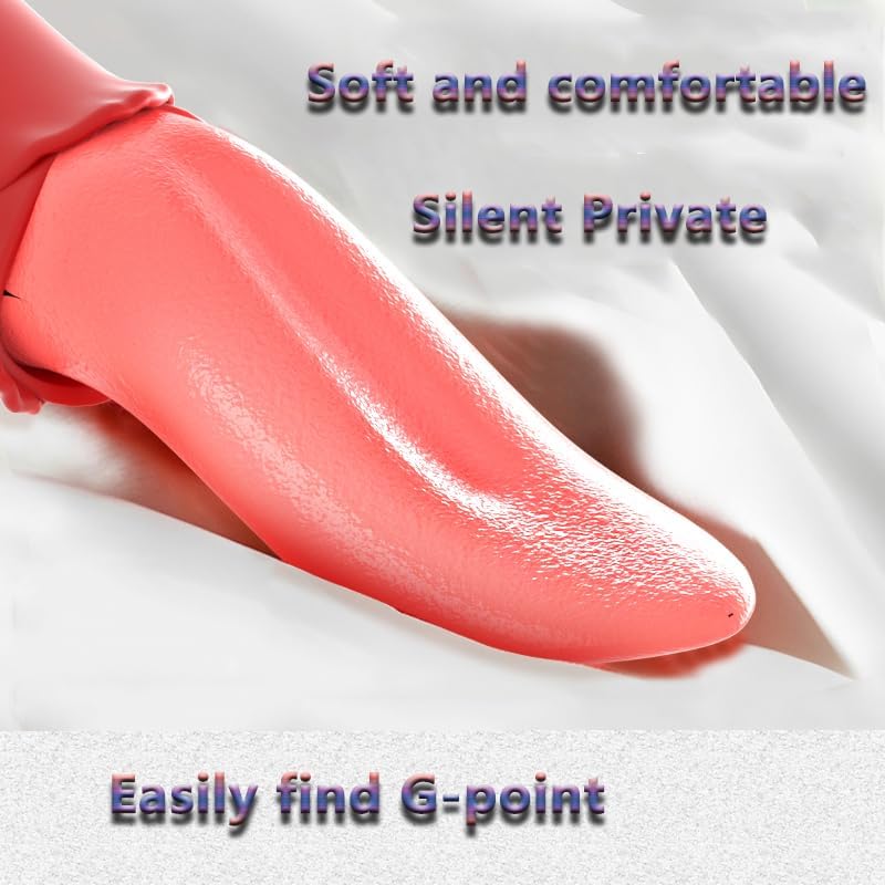 Powerful Tongue Vibrator for Women - Realistic Licking Clitoral Stimulator Massager with 3 Speeds & 7 Vibration Modes