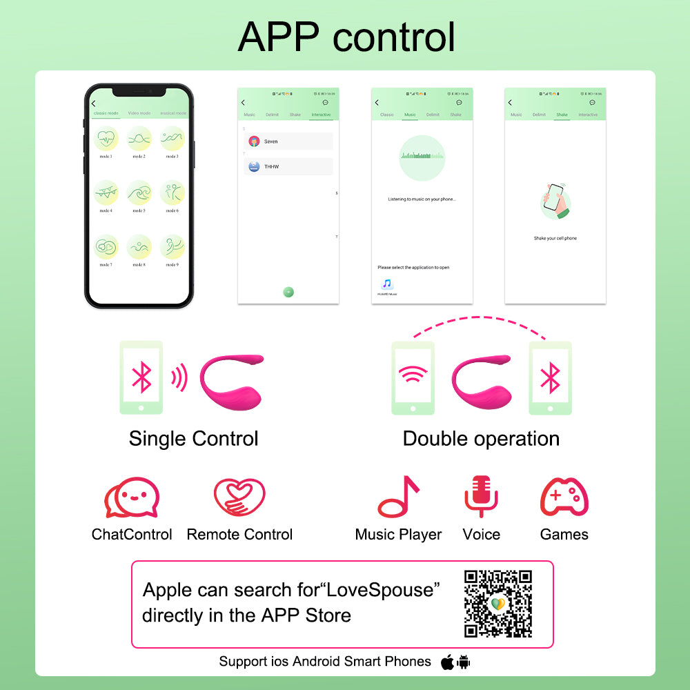 APP Remote Control G-spot Wearable Vibrator with 9 Vibration Modes