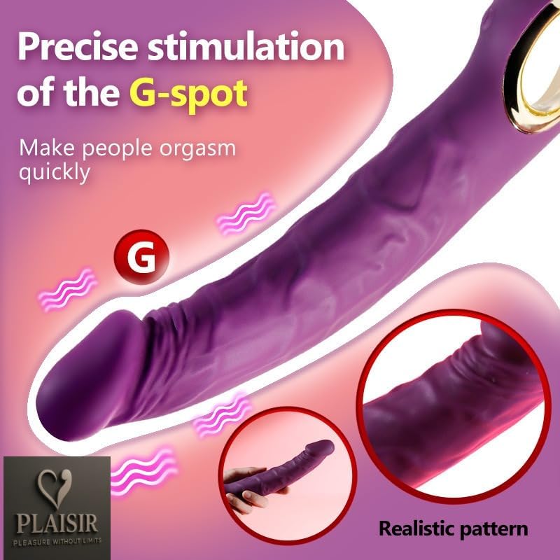 Plaisir Realistic Vibrator Dildo - 10 Modes