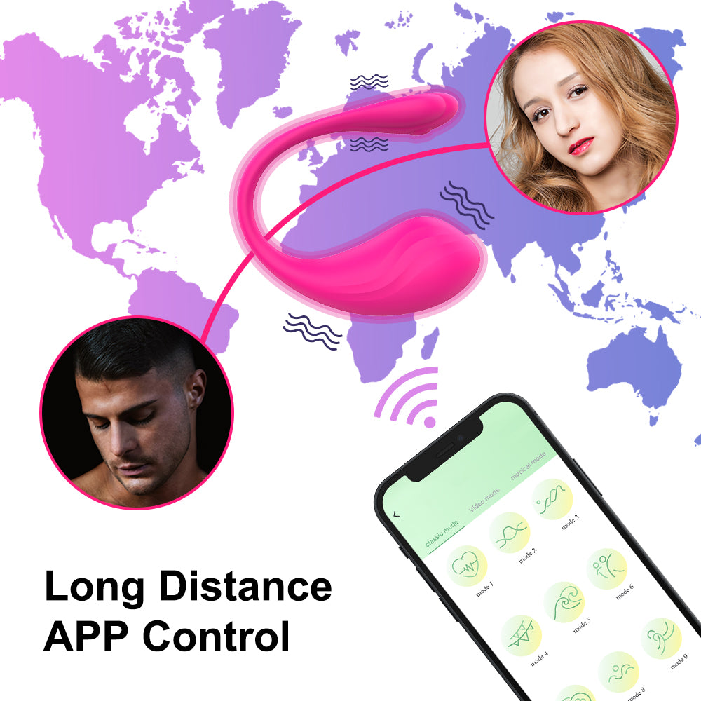 APP Remote Control G-spot Wearable Vibrator with 9 Vibration Modes