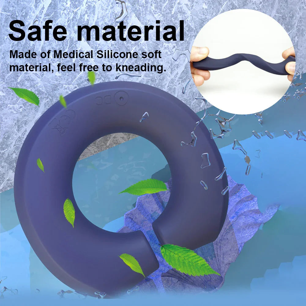 Magnetic Adjustable Cock Ring with 10 Vibration Modes including Remote