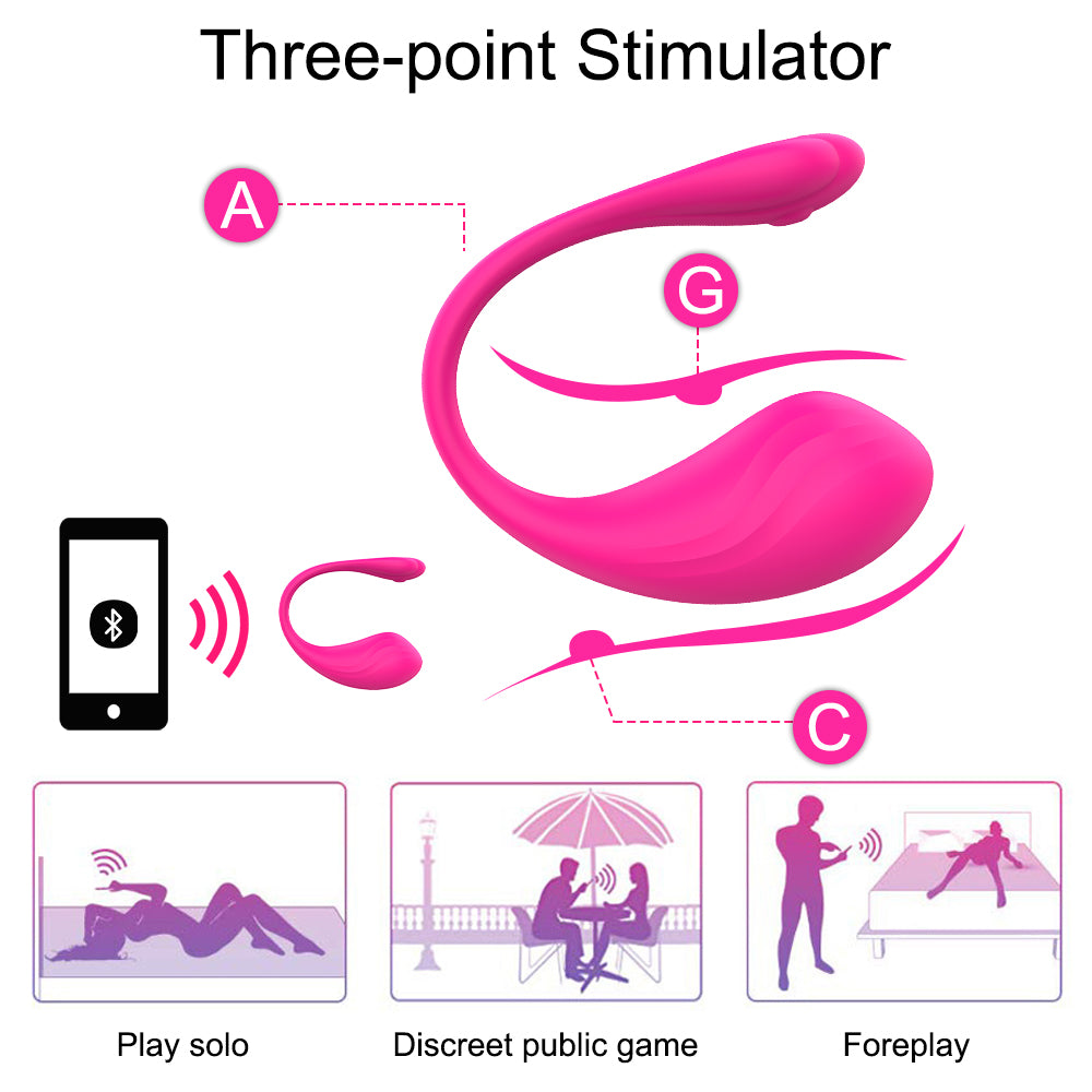 APP Remote Control G-spot Wearable Vibrator with 9 Vibration Modes