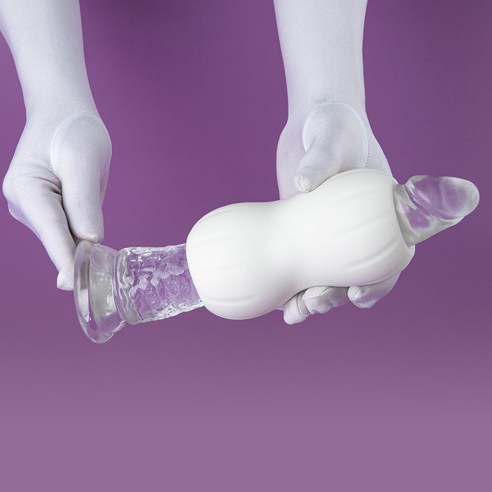 Male Masturbator Sex Toys for Men - Pocket Pussy Stroker with 7 Interchangeable Textured Sleeves