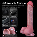 Thrusting Dildo Vibrator Sex Toys for Women - Realistic Silicone Suction Cup Adult Toy with 3 Thrusting & 10 Vibrating Modes, Heating, Waterproof with  Remote Control