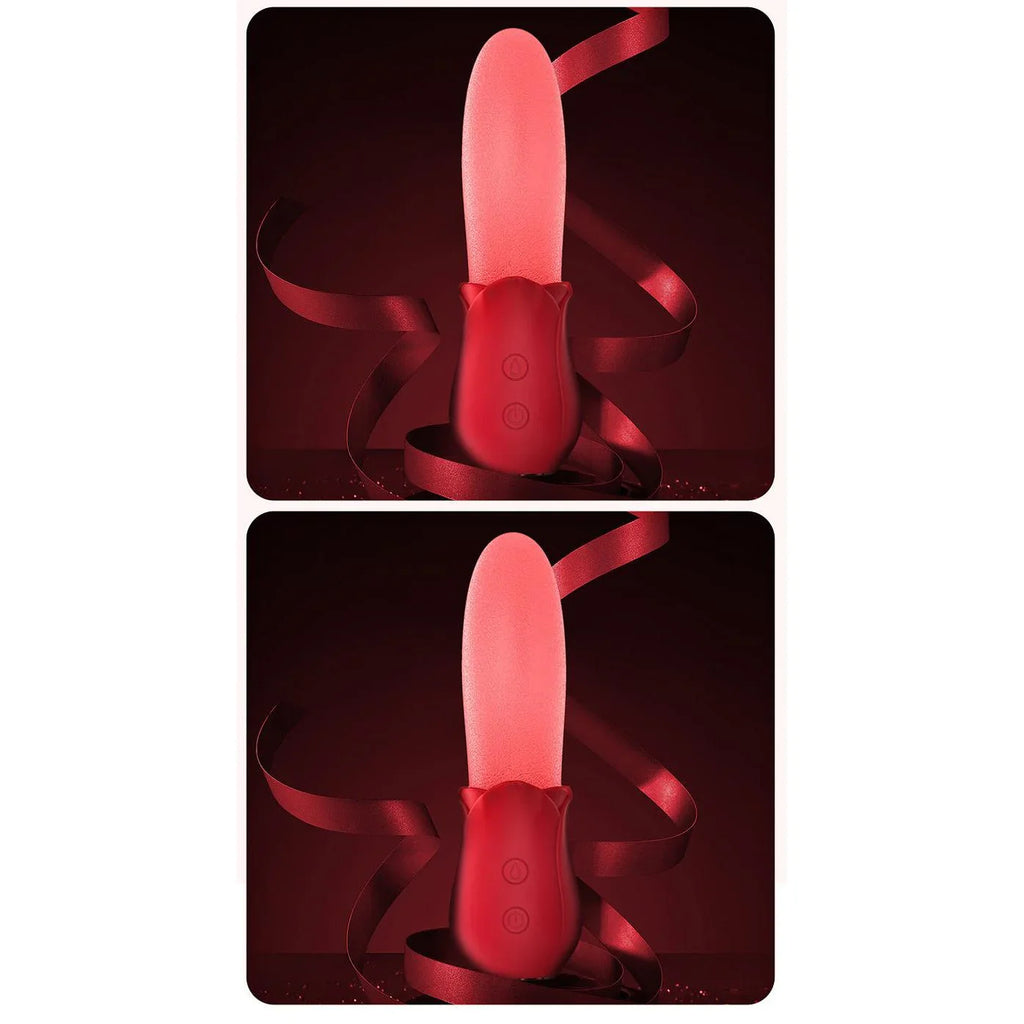 Powerful Tongue Vibrator for Women - Realistic Licking Clitoral Stimulator Massager with 3 Speeds & 7 Vibration Modes