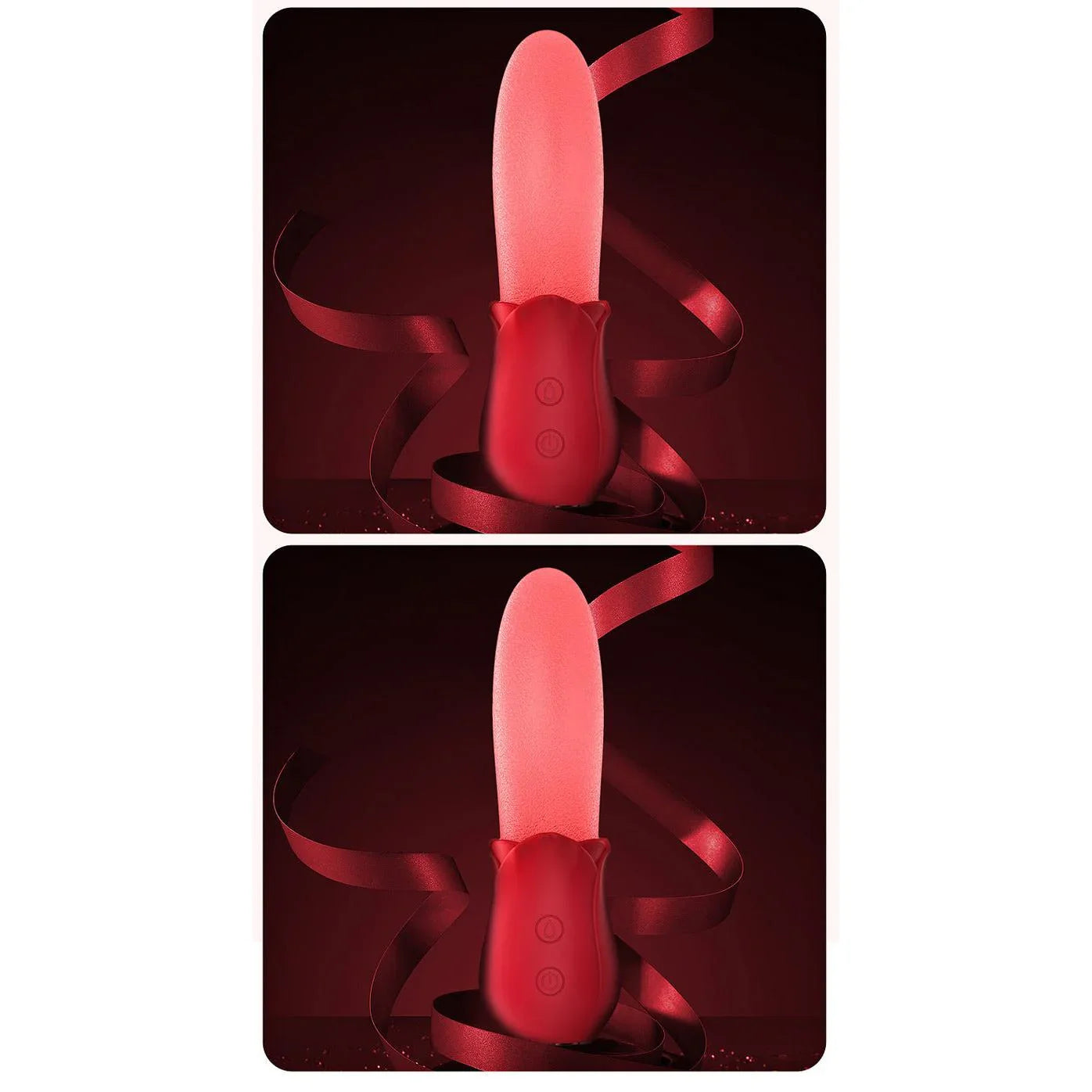 Powerful Tongue Vibrator for Women - Realistic Licking Clitoral Stimulator Massager with 3 Speeds & 7 Vibration Modes