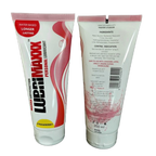 Lubrimaxxx Strawberry Water-Based Lube, front and back