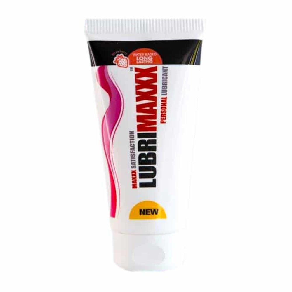 Lubrimaxxx Strawberry Water-Based Lube, 50 ml travel tube