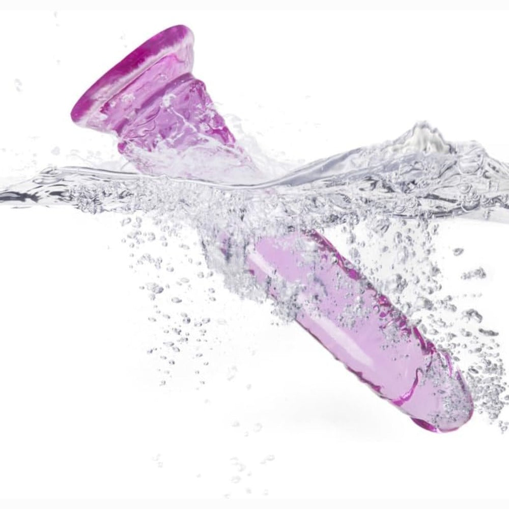 Plaisir CrystalCharm 20.5 cm dildo in pink – detail