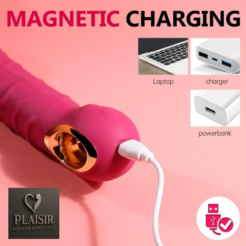 Plaisir realistic vibrating dildo with 10 modes – view 4