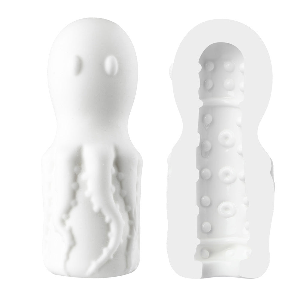 Plaisir male stroker with 7 interchangeable textured sleeves