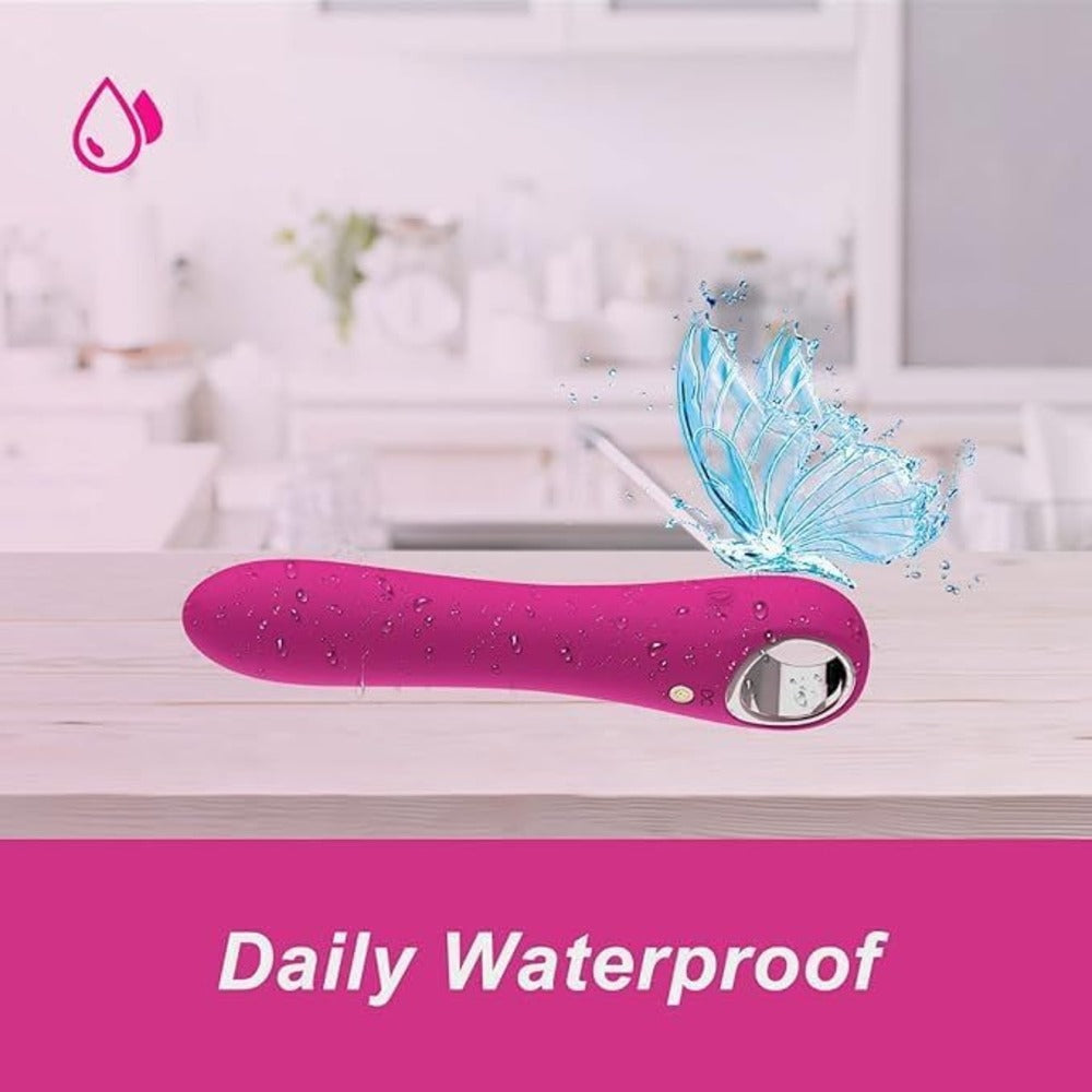 Plaisir travel-size 10-mode silicone vibrator – view 3