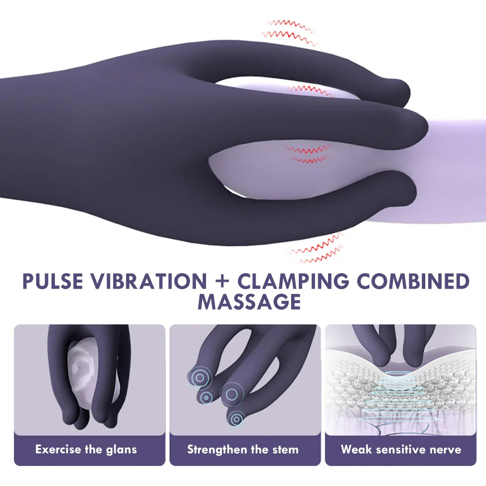 Plaisir vibrating glans trainer for men – view 4